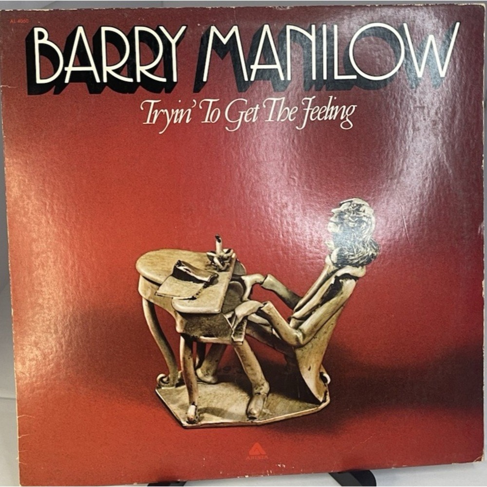 Barry Manilow Tryin To Get The Feeling LP Vinyl 1975 Arista AL 4060 Pop Rock 12"